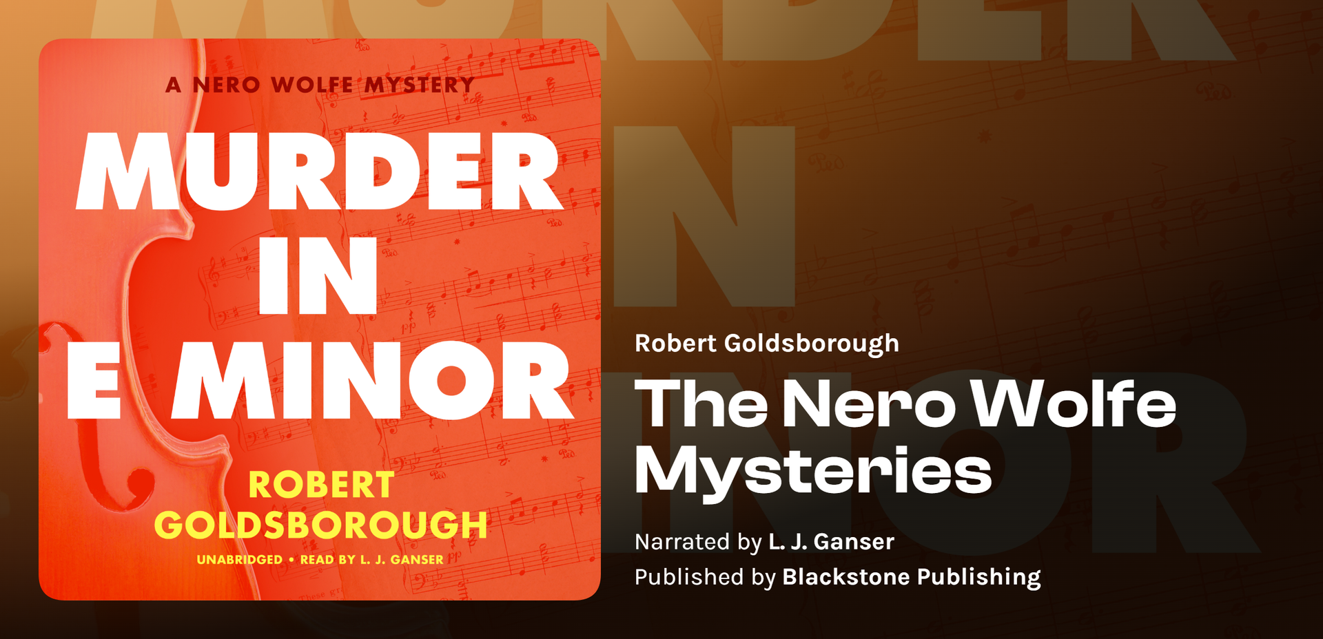 The Nero Wolfe Mysteries